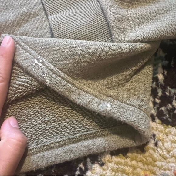 Madewell cropped sweatshirt olive green size M - Picture 7 of 8